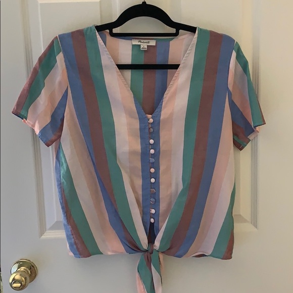 Madewell Tops - Madewell Striped Blouse